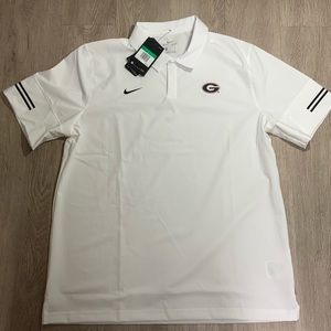 New Nike Dri-fit Flex Georgia Bulldogs Field Polo